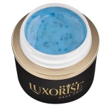 Cumpara ieftin Gel UV Constructie Unghii RevoFlex Silk Petal LUXORISE 15ml, Aqua Sprinkle