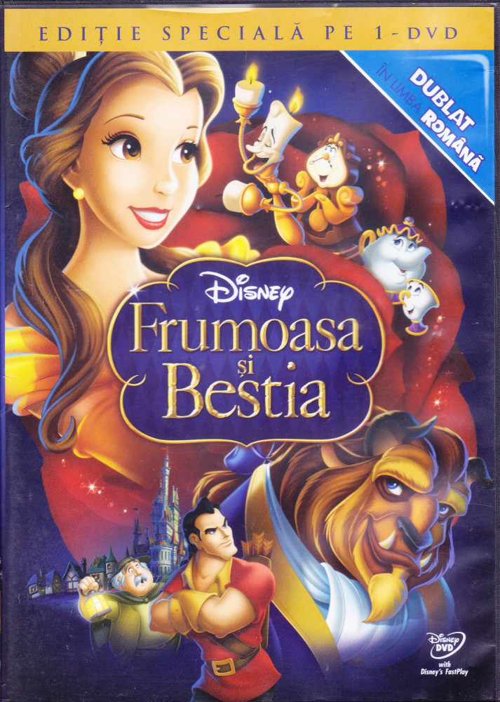 DVD animatie: Frumoasa si bestia ( original, dublat si cu sub. in lb.romana  ) | Okazii.ro
