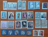 ARTA-RELIGIE-&#039;&#039;MADONA&#039;&#039; in serii: 12 din tari Europene-MNH LUX-NESTAMPIL.-VEZI SCAN