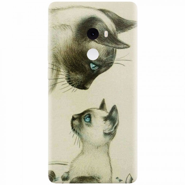 Husa silicon pentru Xiaomi Mi Mix 2, Little Cat