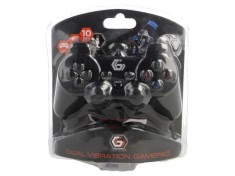 Gamepad USB Negru cu 16 Butoane și Cablu 1.8m