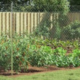 vidaXL Gard cu plasă de s&acirc;rmă Galvanizat 2 x 20 m Sticlă 42033073