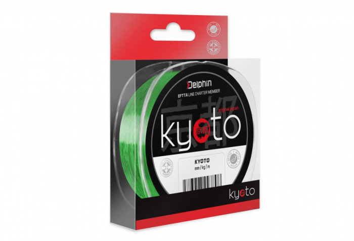 Monofilament Delphin KYOTO / verde fluo 0,203mm 8,4lbs 300m