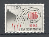 San Marino.1962 EUROPA SE.366, Nestampilat