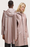 Rains geaca de ploaie Long Jacket W3 culoarea violet, de tranzitie, 12020-37