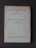 BIBLIOGRAFIA GEOGRAFICA SUMARA A ROMANIEI - VICTOR TUFESCU