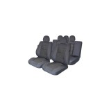 Set Huse Scaun Autohelix MSA Premium Lux Gri Textil Universale Compatibile Airbag