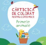 Carticica de colorat pentru copii mici. Primele animale