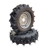 ProGARDEN Set roti complete profil agricol 6.00-12, 4 prezoane, RIM 4.50E ProAdvanced PowerfulTools
