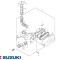 Racord carburator - filtru aer (cot carburetor) original Suzuki AN 125 (95-00) - AN 150 (95-99) 4T AC 125-150cc