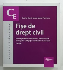 FISE DE DREPT CIVIL de GABRIEL BOROI si MONA - MARIA PIVNICERU , 2016