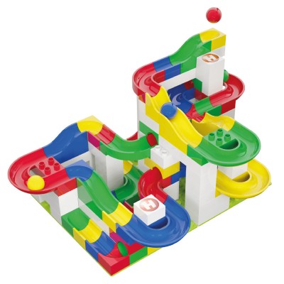 Jucarie de construit pentru copii Marble Run Hubelino (123 piese) foto