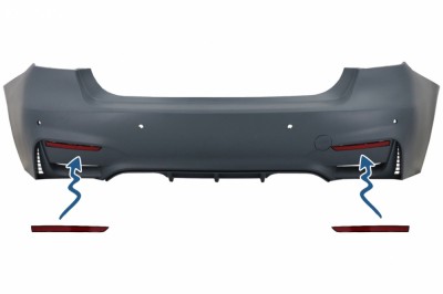 Reflectorizanti Catadioptru BMW Seria 3 F30 (2011-2019) doar Bara Spate M3 Design Performance AutoTuning foto