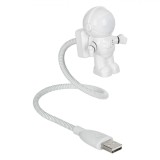 Lampa LED, Space, USB 2, Alb