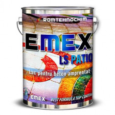 Lac Beton Amprentat &ldquo;Emex LS Patio&rdquo; - Transparent - Bid. 4 Kg