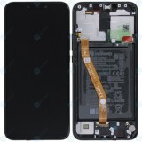 Huawei Mate 20 Lite (SNE-LX1 SNE-L21) Capac frontal al modulului de afișare + LCD + digitizer + baterie neagră 02352DFF 02352GTW 02352DKK