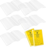 Set de coperti pentru carnet/certificat Boyigog, 10 piese, transparent, PVC, 100 x 140 mm