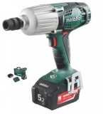 Masina de insurubat cu impact cu 2 acumulatori 600Nm, Metabo SSW 18LTX 600