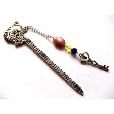 semn de carte dragon cu agate 42003
