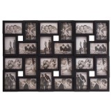 Rama foto colaj de perete pentru 24 fotografii 10x15 cm, 57x86 cm, neagra