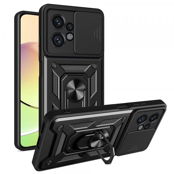 Husa pentru Motorola Edge 40 Pro, Techsuit, CamShield, Neagra