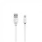 Cablu alimentare sincronizare de date USB - Lightning 1.5m alb