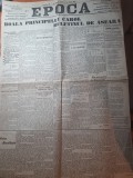 Ziarul ecoul 4 octombrie 1899-boala principelui carol,anton bacalabasa