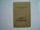 CEC Libret de economii cu dobanda, 1991, stare foarte buna