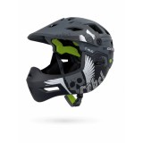 Casca bibiclete/trotinete MOON KS11 FULL FACE marime M (55-58cm) gri/negru/alb m... Cod:U046