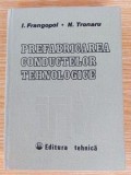 Prefabricarea conductelor tehnologice- I. Frangopol, N. Tronaru