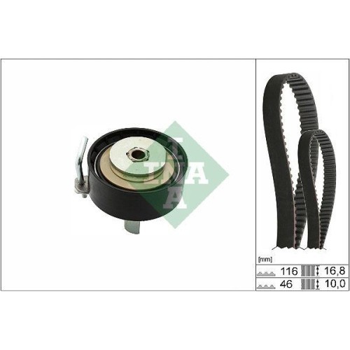 Kit distributie Ford C-Max 2 (Dxa/Cb7, C-Max 2 Van, Ecosport, Fiesta 6 (Cb1, Fiesta 6 Van, Fiesta 7 (Hj, Fiesta 7 Van, Focus 3 Saloon, Focus 3 Turnie
