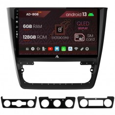 Navigatie Skoda Yeti, Android 13, B-Octacore 6GB RAM + 128GB ROM, 10.1 Inch - AD-BGB10006+AD-BGRKIT040