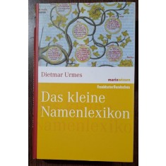 Das kleine Namenlexikon - Dietmar Urmes text in limba germana