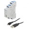 Module I/O Digitale 12-24VDC pentru Șină DIN RS485 USB OB-216
