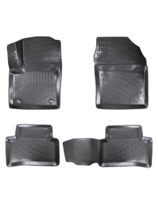 Set covorase auto din cauciuc tip tavita Toyota C-Hr 2Wd / 4Wd 2016- foto