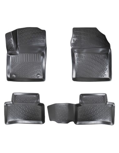 Set covorase auto din cauciuc tip tavita Toyota C-Hr 2Wd / 4Wd 2016-