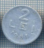 AX 714 MONEDA- ROMANIA - 2 LEI -ANUL 1951 -STAREA CARE SE VEDE