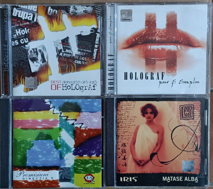 CD muzică , RocK , Holograf, Iris , Direcția 5 , Prețul este pentru un CD !!!