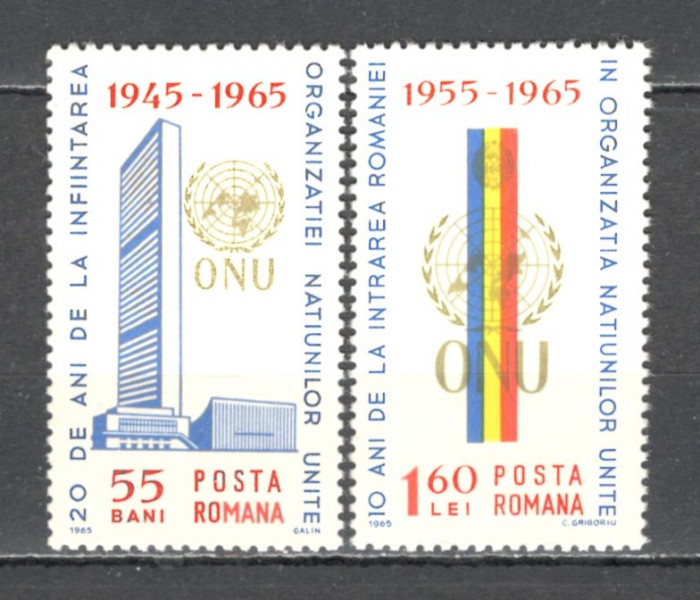 Romania.1965 20 ani ONU ZR.226