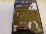 Scarface, Casino, Carlitos way, Al Pacino, iop, DVD, Engleza