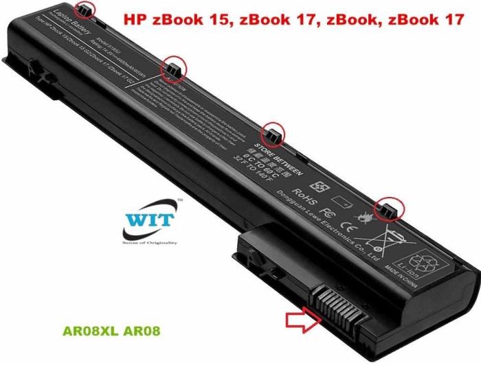 Baterie second hand originala pentru HP Zbook 17 G2 AR08XL