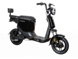 Cumpara ieftin Bicicleta electrica tip scuter ZT-05-A, motor 350W, baterii 48V 12Ah, viteza 25km/h, autonomie 32km, nu necesita permis - Negru