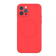 Husa culoarea Rosu pentru cu iPhone 12 Pro, cu incarcare tip MagSafe - ALC®