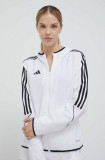 Adidas Performance jacheta de antrenament Tiro 23 culoarea alb, de tranziție IA1631