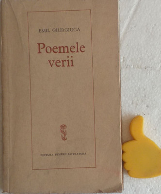 Poemele Verii Emil Giurgiuca foto