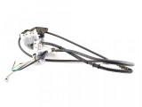 Frana Stanga Moto Revo: Ansamblu Complet - Pompa, Etrier, Maneta, Furtune, Conducta, Contact Frana