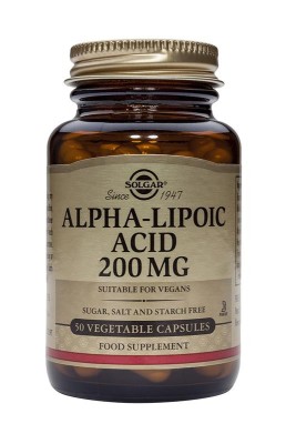 Alpha Lipoic 200mg Solgar 50cps foto