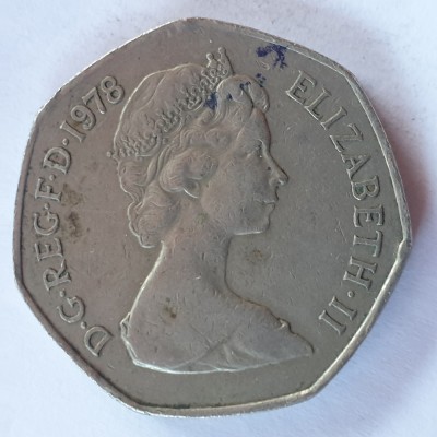 Marea Britanie 50 New Pence foto