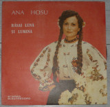vinil Ana Hosu(Hossu) &lrm;&ndash; Răsai Lună Și Lumină,1989,vinyl pickup,LP disc VG+