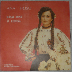 vinil Ana Hosu(Hossu) ‎– Răsai Lună Și Lumină,1989,vinyl pickup,LP disc VG+
